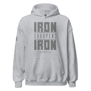 Men's Iron Sharpens Iron Hoodie - Sport Grey - Front View