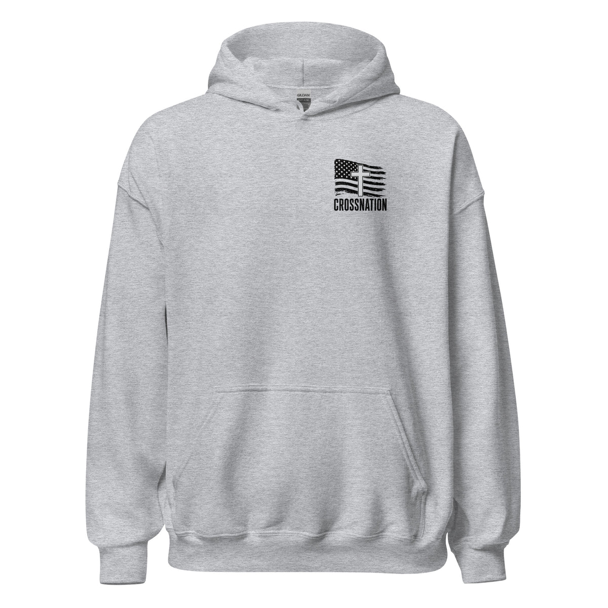 Heroes in Christ Healthcare Hoodie - Sport Grey - Front View