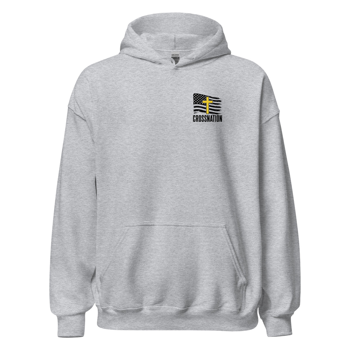 Heroes in Christ Dispatch Hoodie - Sport Grey - Front View