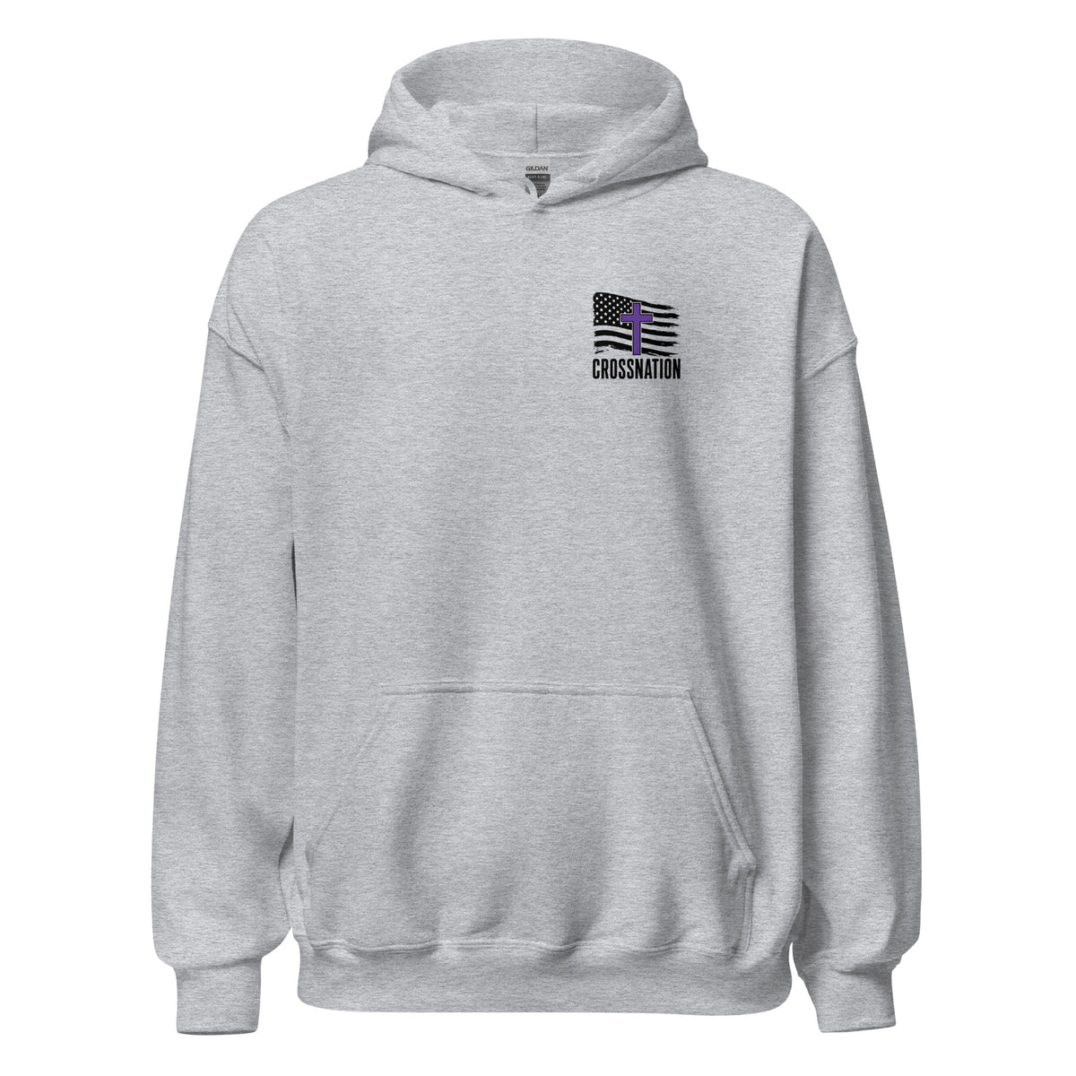 Heroes in Christ Security Hoodie - Sport Grey - Front View