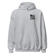 Heroes in Christ Army & Air Force Camo Hoodie - Sport Grey - Front View