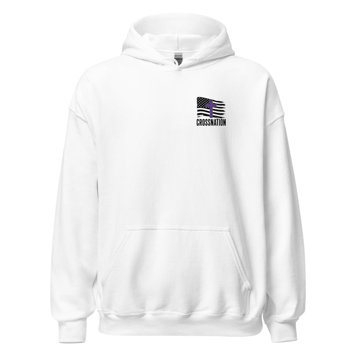 Heroes in Christ Security Hoodie - White - Front View