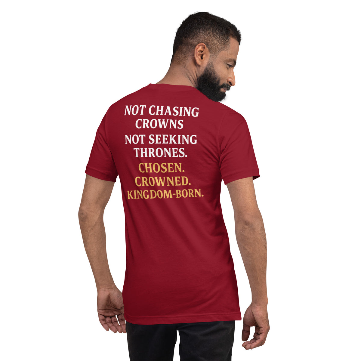 Royalty T-Shirt - Cardinal - Back View