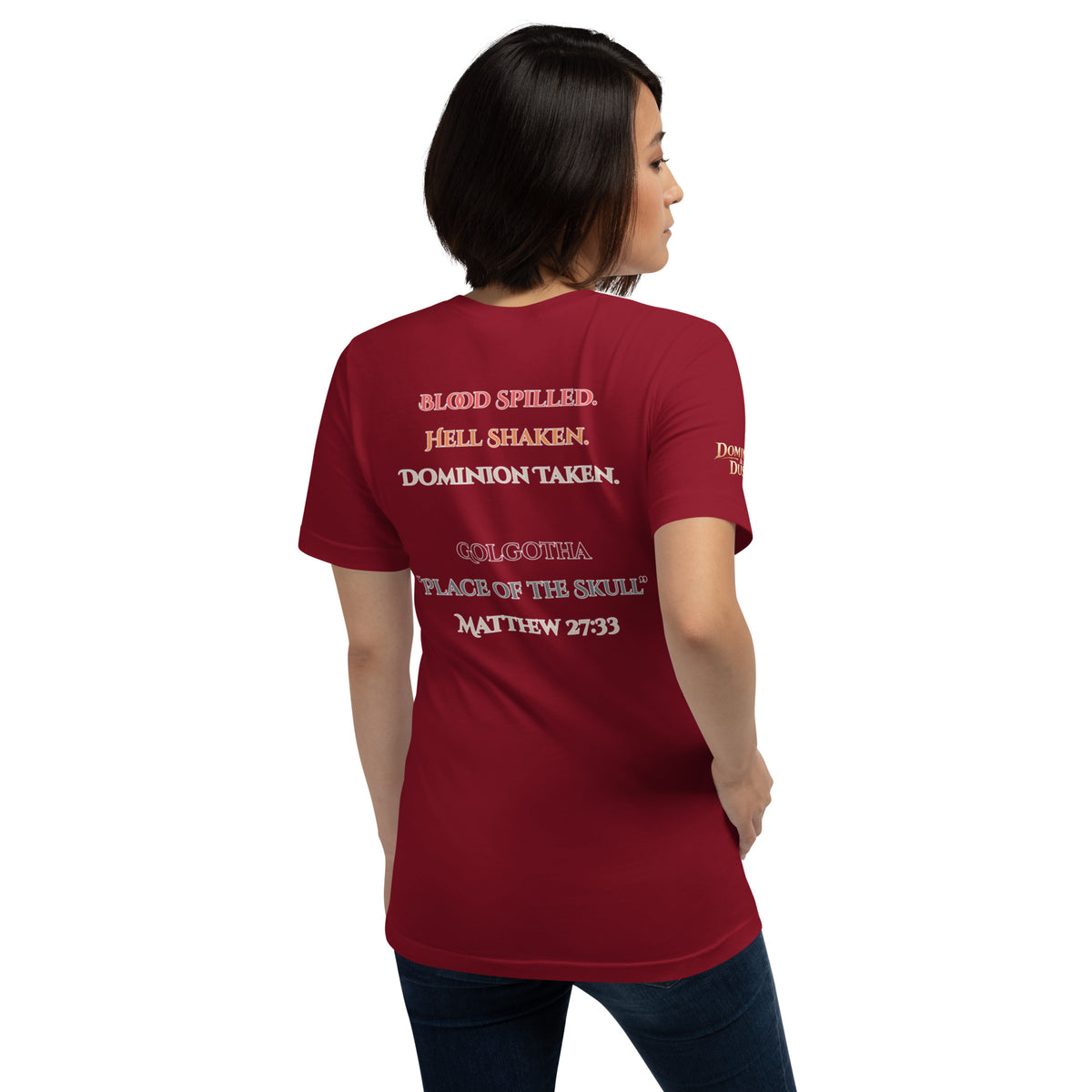 Place of the Skull T-Shirt - Cardinal - Back View
