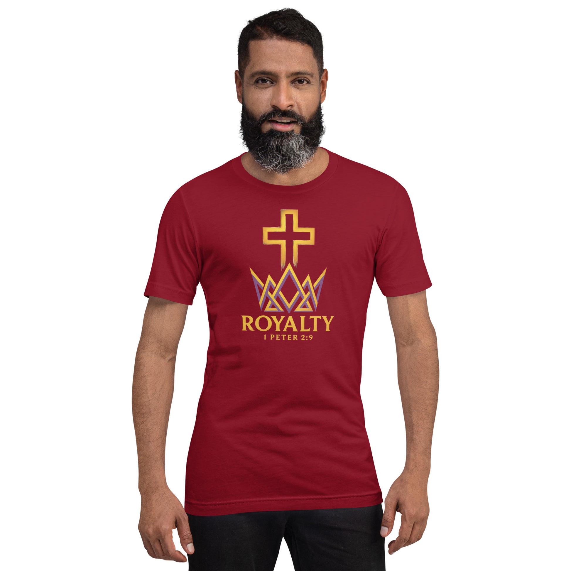 Royalty T-Shirt - Cardinal - Front View