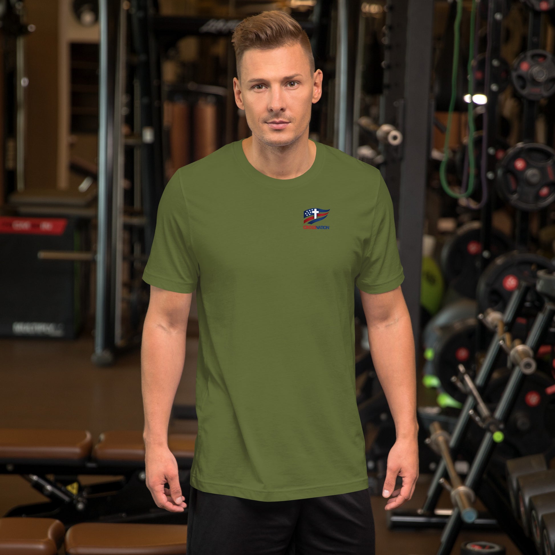 Heartland T-Shirt - Olive - Front View