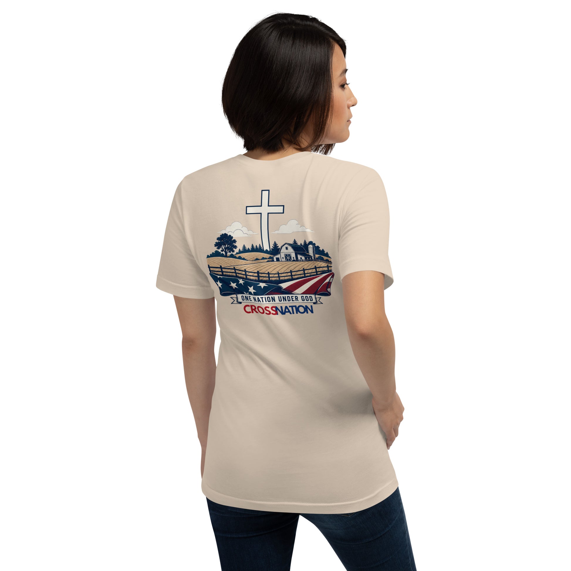 Heartland T-Shirt - Soft Cream - Back View