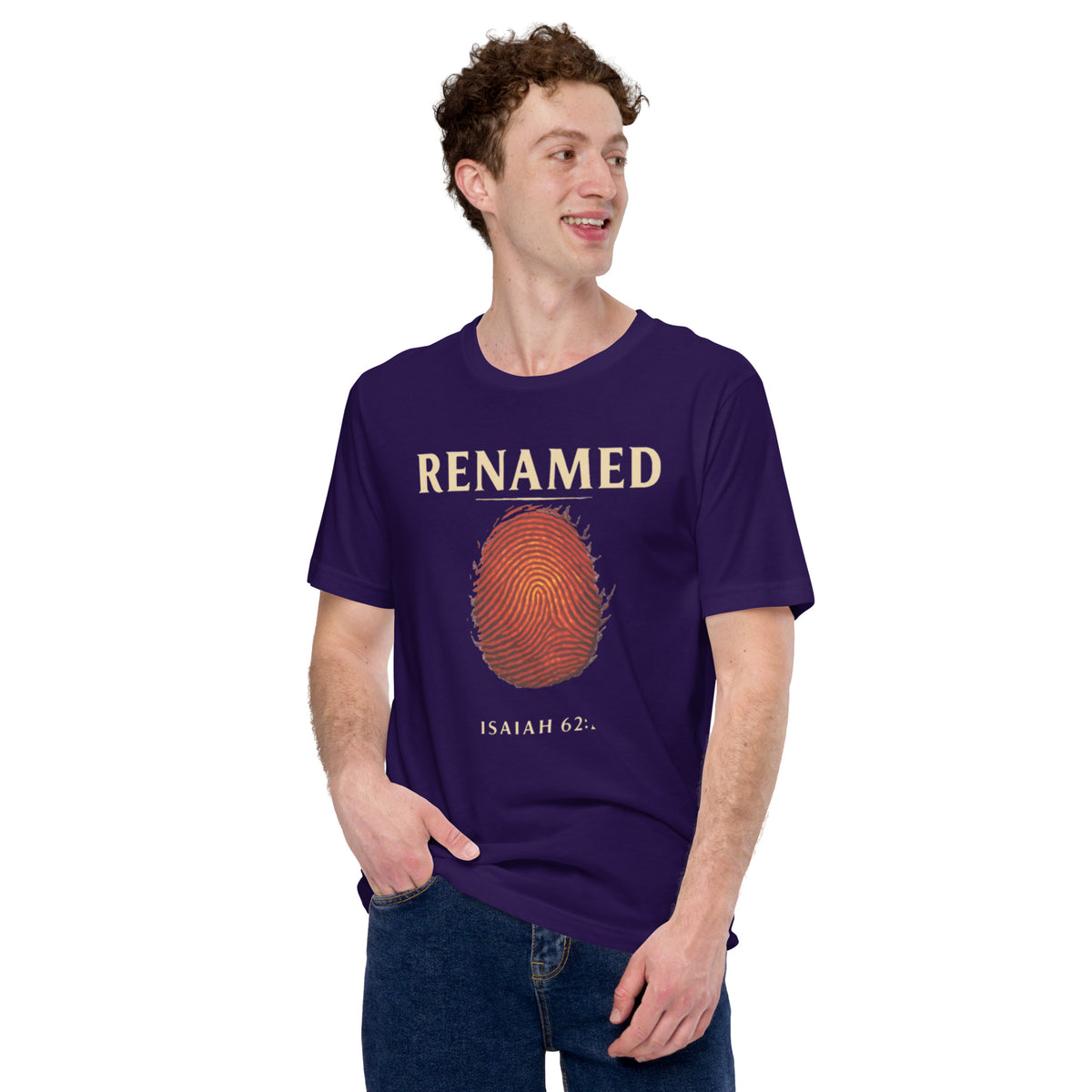 Renamed T-Shirt - Team Purple - Front View