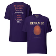 Renamed T-Shirt - Team Purple - Front and Back View