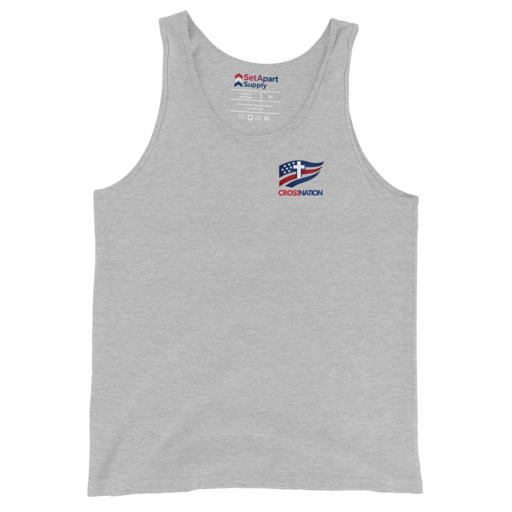 Men's Victory in Christ Tank Top - Athletic Heather - Front View