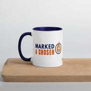 Marked & Chosen Mug with Color Inside - Dark Blue - Left Side View