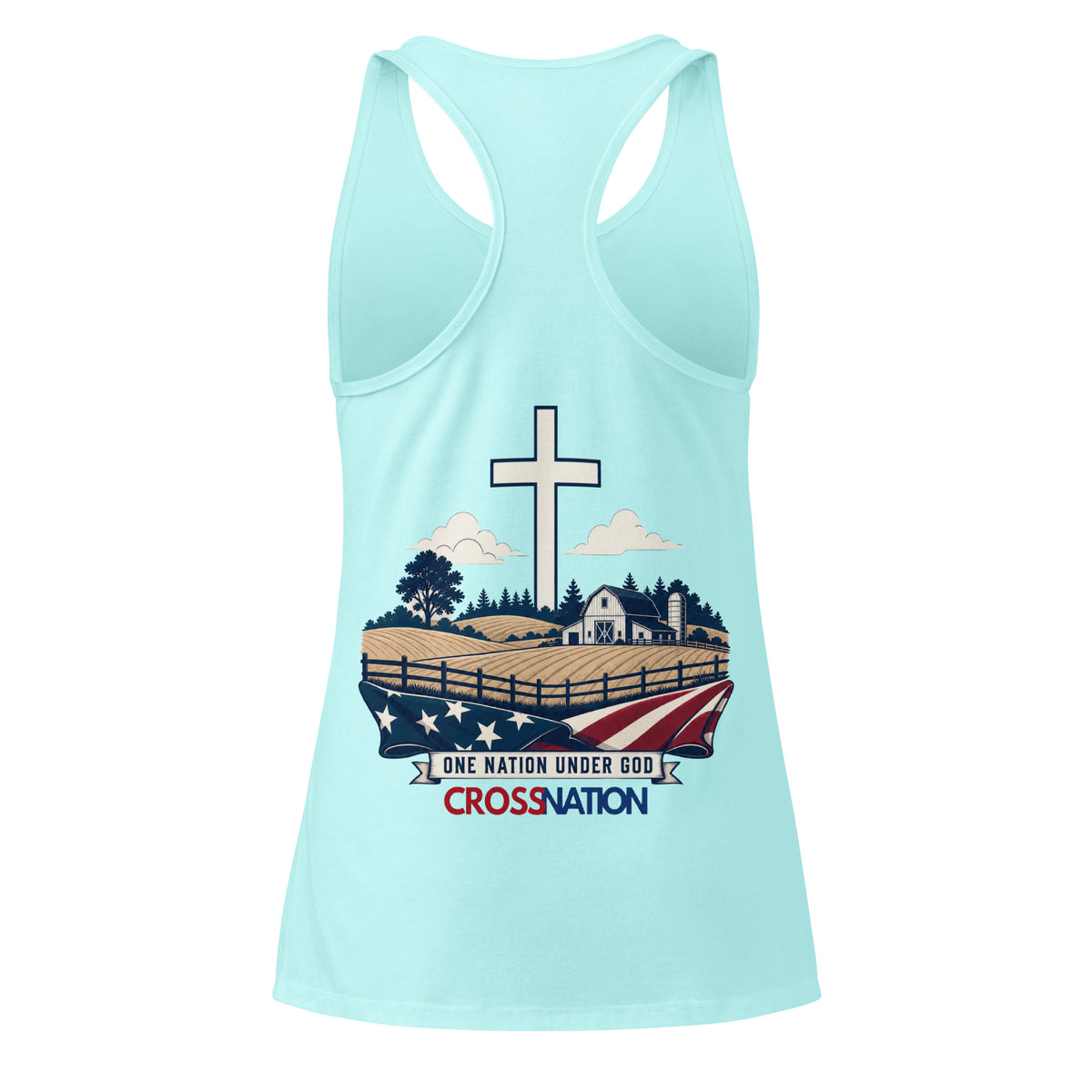 Women’s Heartland Racerback Tank Top - Cancun - Back View 2