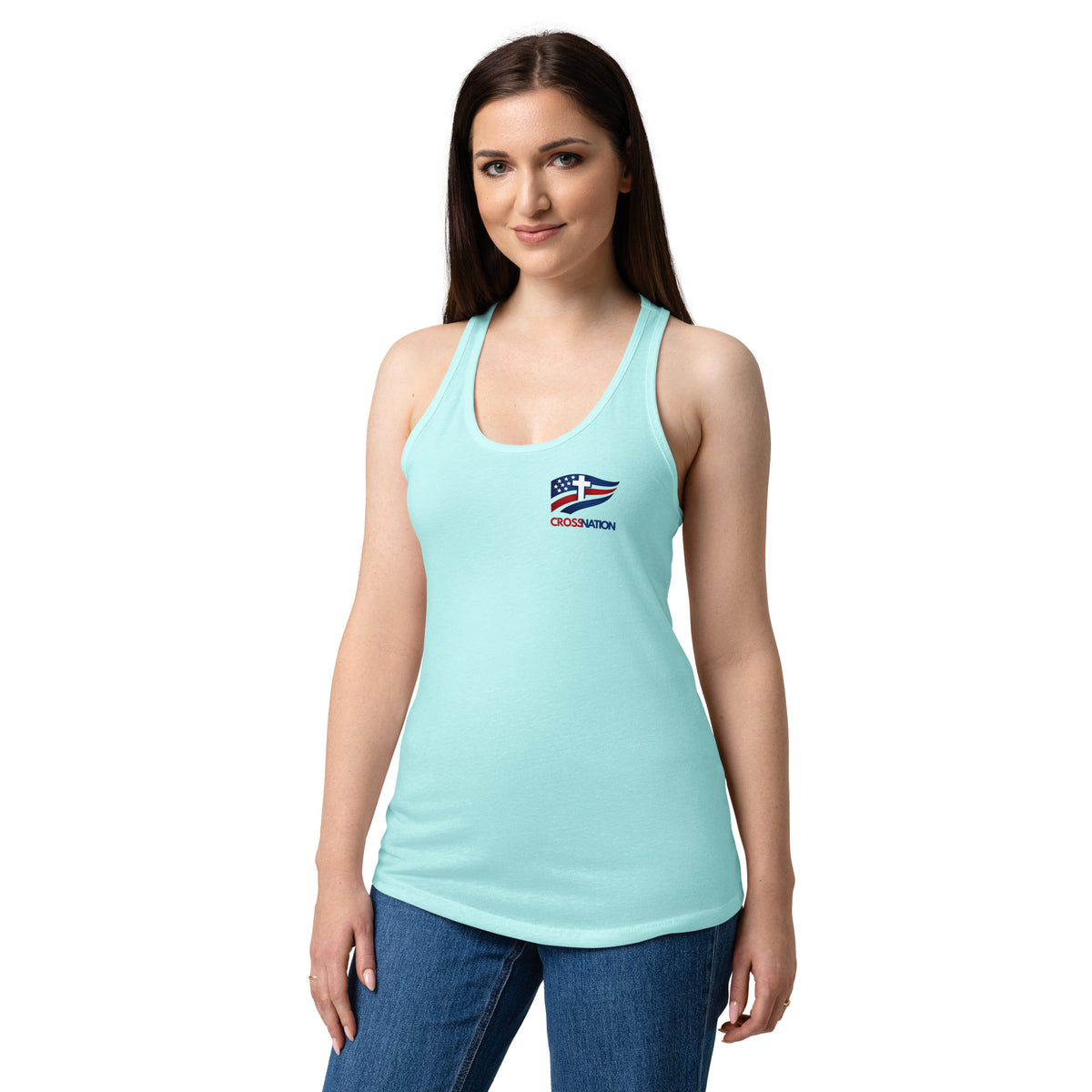 Women’s America 250th Racerback Tank Top - Cancun - Back View 5