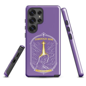 Through Him Womens Samsung Galaxy Tough Case